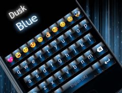 Dusk Blue Emoji Tastatur screenshot 7