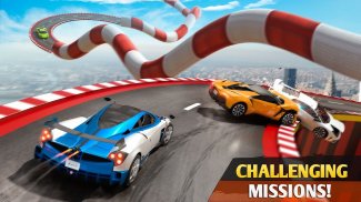 Mega Ramp Car Racing Stunts 3D - Impossible Tracks screenshot 4