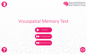 Visuospatial Memory Test screenshot 1