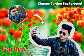 Garden Photo Editor - Garden Photo Frames screenshot 0