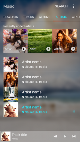Samsung Music screenshot 8