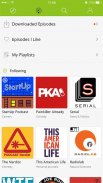 Podbean - App e player de podcasts screenshot 1