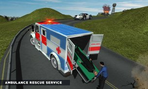 Ambulance Rescue Missions Police Car Driving Games screenshot 0