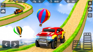 Offroad Jeep Driving Tricky Stunt Master screenshot 0