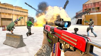 Real FPS Gun Strike : Commando shooting games screenshot 0