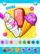 Libro de colorear para el juego de helados screenshot 8