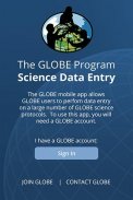 GLOBE Data Entry screenshot 0