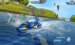 แจ็สกีแร็คซิ่ง 3D - Powerboat screenshot 2