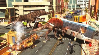 Dinosaur City Rampage Simulatr screenshot 0