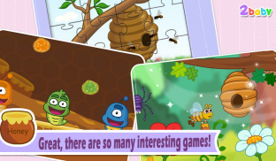 昆虫世界-蜜蜂 有趣的儿童互动绘本故事书 screenshot 2