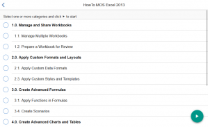 MOS Excel 2013 Core & Expert Tutorial Videos screenshot 1