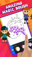 Fruits & Vegetable Coloring Book Game screenshot 2