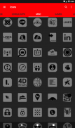 Grey and Black Icon Pack screenshot 5