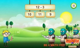 Math vs Undead: Game toán học screenshot 0