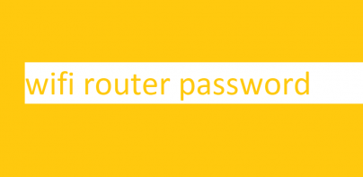 WiFi Router Password