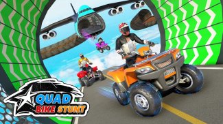 ATV quad bike stunt balap: trek mustahil 3D screenshot 3