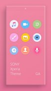 Theme XPERIA ON™ | Be Red - 🎨Design For SONY screenshot 0