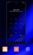 Abstract theme blue black for note 4 screenshot 3