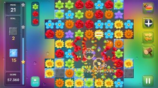 Flower Match Puzzle screenshot 7