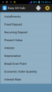 EMI/FD/RD/PV/IRR/BEP/EOQ Calc screenshot 0