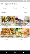 Appetizer Recipes screenshot 1