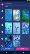 Blue Flowers Live Wallpaper screenshot 0