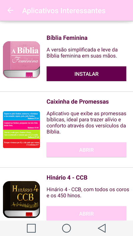 Descarga de APK de Nomes Bíblicos Femininos para Android