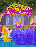 Sleeping Beauty Princess Makeover Game screenshot 0