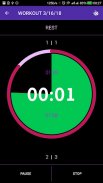 Tabata timer with music screenshot 6