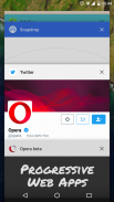 Opera बीटा वेब ब्राउज़र screenshot 3