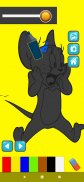 Mouse and Tom coloring cat screenshot 4