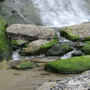 Green Rocky Waterfall LWP Icon