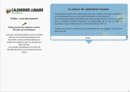 Calendrier Lunaire du jardin screenshot 2