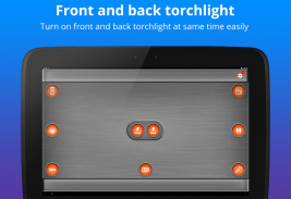 Bright Front & back flashlight screenshot 6