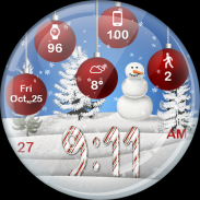 Christmas Snow HD Watch Face screenshot 7