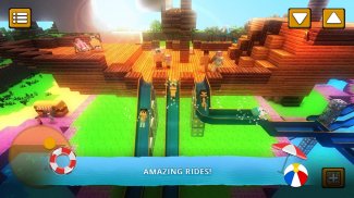 Water Park Craft GO: Xây dựng cầu trượt nước 3D screenshot 2
