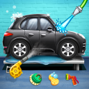 Kids Car Wash Salon And Service Garage Icon