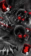 Zombie Monster Skull Tema de teclado screenshot 1