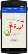 Planificateur d'itinéraire de la carte GPS screenshot 2
