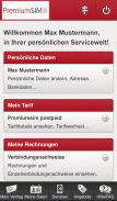 PremiumSIM Servicewelt screenshot 1