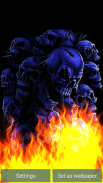 Fire Skulls of Death LWP screenshot 1