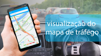 Navegação por rota de condução GPS tráfego ao vivo screenshot 1