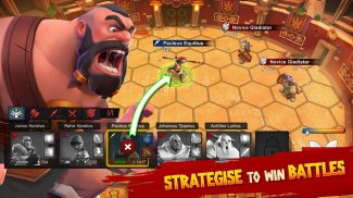 Gladiator Heroes Clash - Jogo de Luta e Estratégia screenshot 7