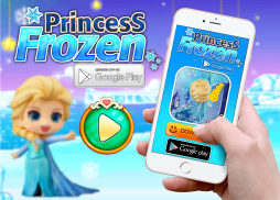 princess frozen : the ice queen elsa run game kids screenshot 0