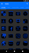 Black and Blue Icon Pack ✨Free✨ screenshot 0