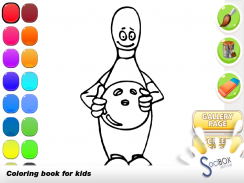 bowling coloring book screenshot 10