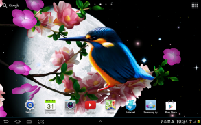 Sakura and Bird Live Wallpaper screenshot 1