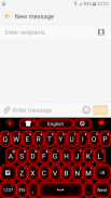 Neon Merah Keyboard screenshot 1