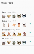 什么应用的最佳猫贴纸  WAStickerApps screenshot 2