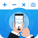 Camera Math Calculator - Photo to Solve Formula Icon